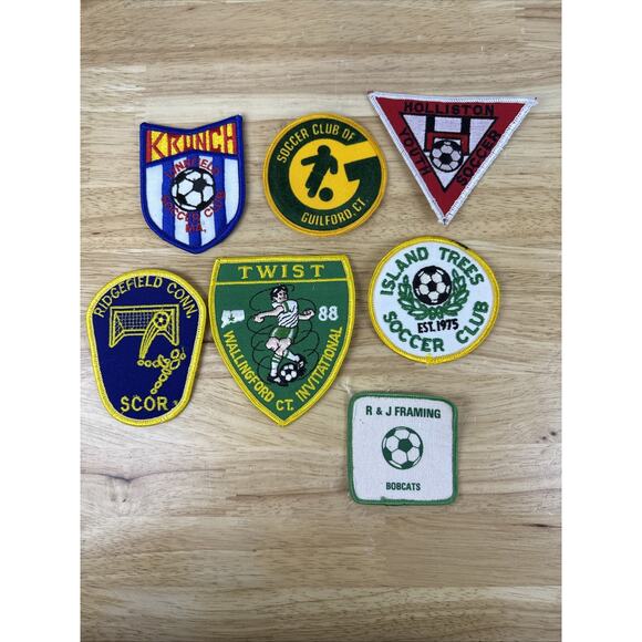 Vintage 70-80'S Soccer Patch Lot Assorted Embroidered Lot Of 25 #1 - Picture 5 of 5